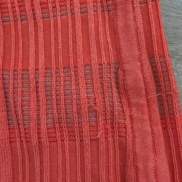 Derek Lam Women's 10 Crosby Orange Silk Layered Cardigan Set sz P Plaid Basic - Picture 12 of 12